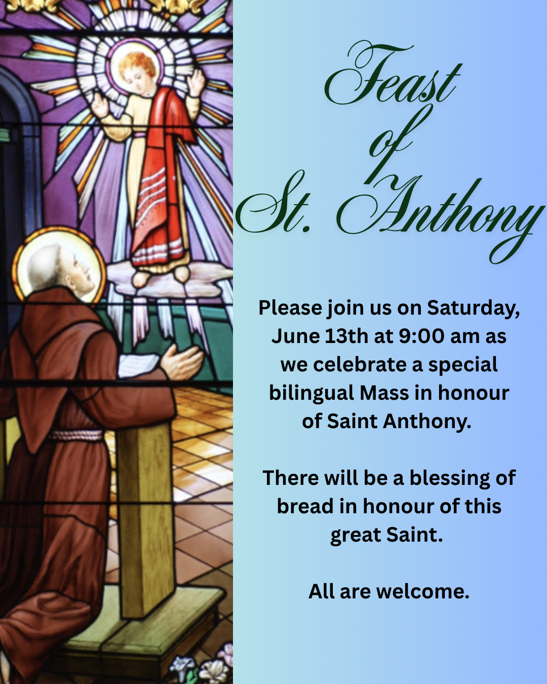 feast of st. Anthony