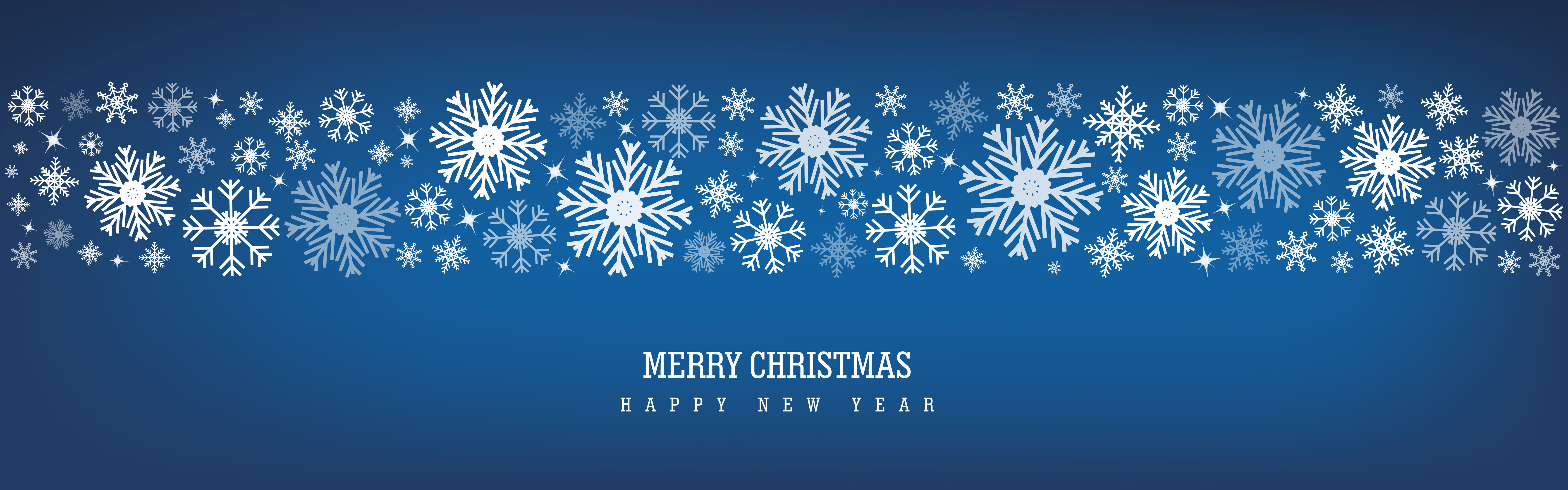 Christmas Blue Banner